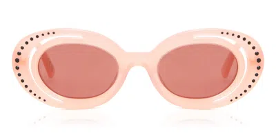 Marni Zion Canyon Cream Vdh Men's Sunglasses Pink Size 51