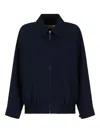 Marni Zip-up Bomber Jacket In Blue