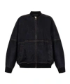 Marni Contrast Stitching Denim Jacket In Black