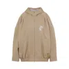 Marni Hooded Jacket With Embroidered Detail And Elasticated Hem