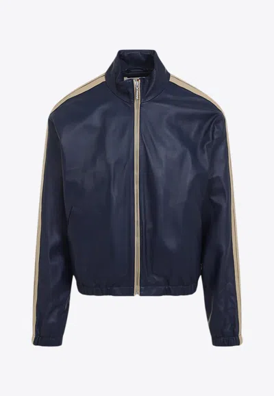 MARNI ZIP-UP LEATHER JACKET