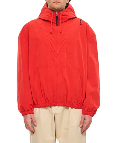 MARNI MARNI ZIPPED HOODED JACKET