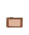 Marni Zipper Card Bag In Nude