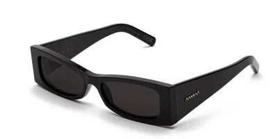 Marni Zokoa Black F3j Men's Sunglasses Black Size 56