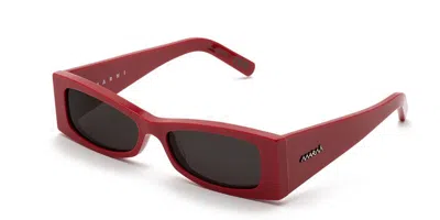 Marni Zokoa Red Y5u Men's Sunglasses Red Size 56