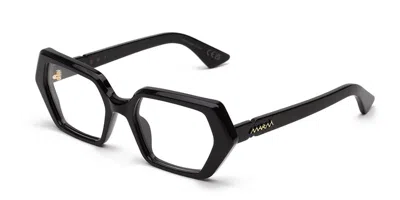 Marni Zunari Black Wiw Men's Glasses Black Size 53 - Free Lenses - Blue Light Block Available