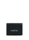 Marni Textured Wallet With Logo Detail