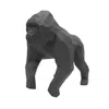 Marokka Design Gorilla Geometric Style Gus In Black