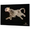 Marokka Design Rose Gold Cheetah Art Print Lenticular In Multi