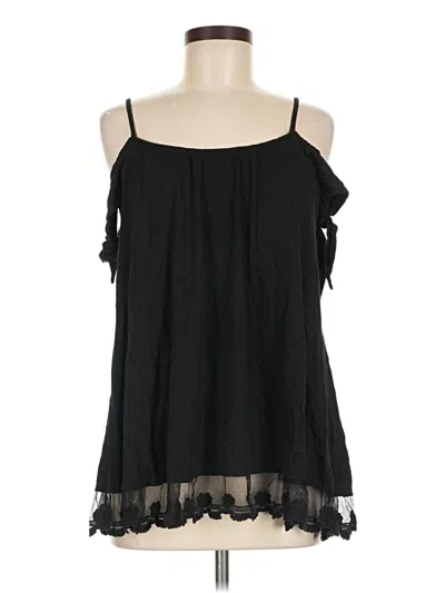 Pre-owned Maronie Sleeveless Blouse In Black