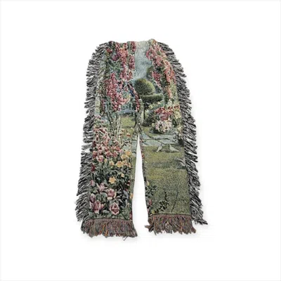 Marq The Label Women's The Garden Tapestry Pants In Green In Multi