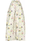 Marques' Almeida Floral-print Wide-leg Satin-twill Trousers In Multi
