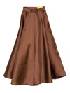 Marques' Almeida A-line Skirt In Brown