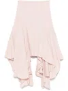 Marques' Almeida Flounce Midi Skirt In Rosa