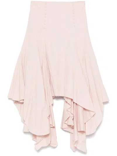 MARQUES' ALMEIDA FLOUNCE MIDI SKIRT