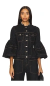Marques' Almeida Black Denim Jacket In Black