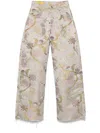 Marques' Almeida Brocade-jacquard Trousers In Neutrals