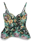 Marques' Almeida Jacquard Sculpted Top In Black