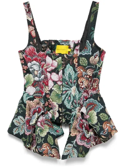 Marques' Almeida Corset Top In Black