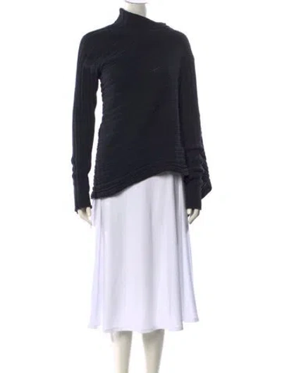Pre-owned Marques' Almeida Cowl Neck Sweater In Blue