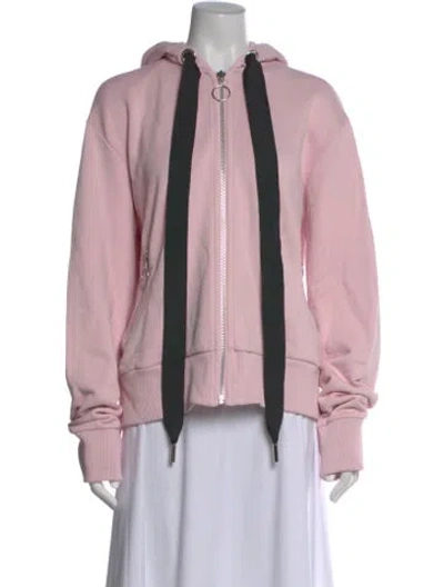 Pre-owned Marques' Almeida Crew Neck Long Sleeve Hoodie In Pink