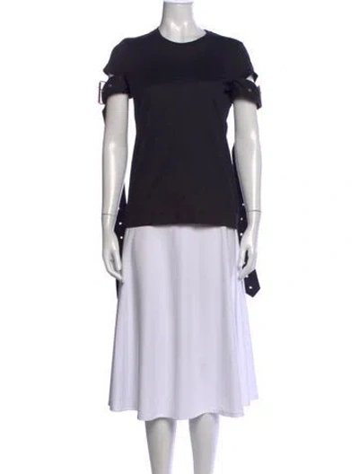 Pre-owned Marques' Almeida Crew Neck Short Sleeve T-shirt In Black