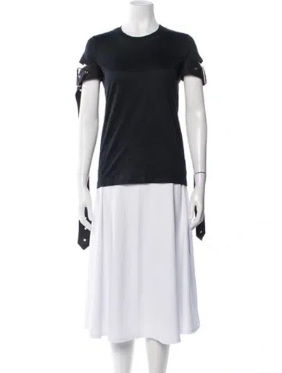 Pre-owned Marques' Almeida Crew Neck Short Sleeve T-shirt In Black