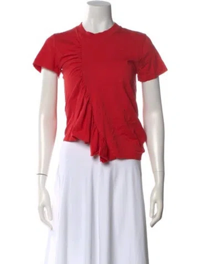 Pre-owned Marques' Almeida Crew Neck Short Sleeve T-shirt In Red