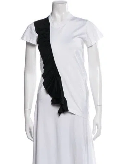 Pre-owned Marques' Almeida Crew Neck Short Sleeve T-shirt In White
