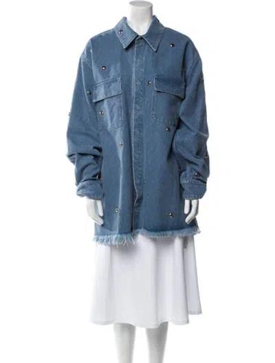 Pre-owned Marques' Almeida Denim Jacket In Blue