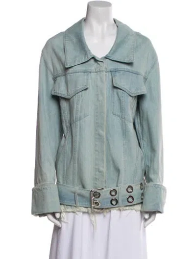 Pre-owned Marques' Almeida Denim Jacket In Blue