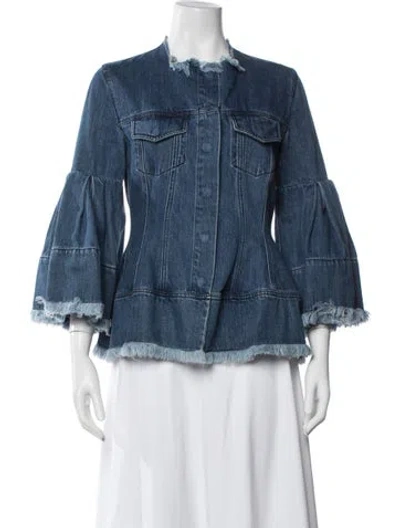 Pre-owned Marques' Almeida Denim Jacket In Blue