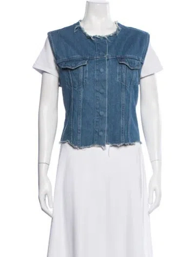 Pre-owned Marques' Almeida Denim Jacket In Blue