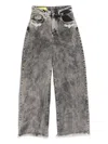 Marques' Almeida Embellished Frayed Jeans In Multi