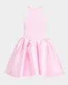 Marques' Almeida Fit-&-flare Jersey Mikado Princess Dress