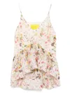 Marques' Almeida Chiffonoberteil Mit Print In Neutral