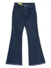 Marques' Almeida Frayed Jeans In Blue