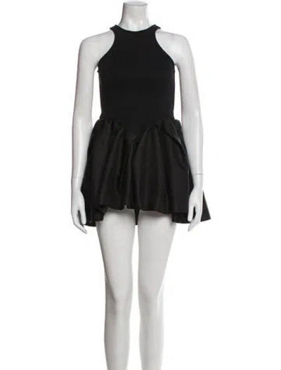 Pre-owned Marques' Almeida Halterneck Mini Dress In Green