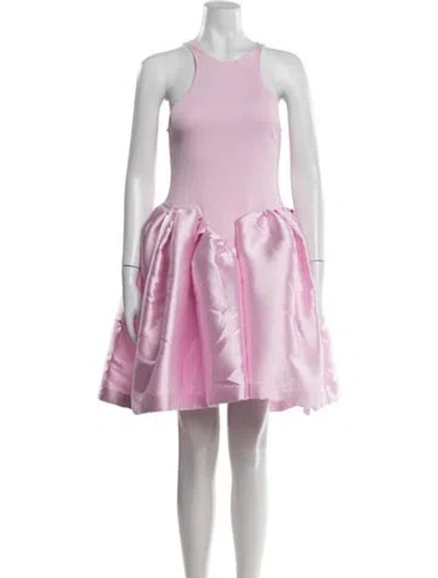 Pre-owned Marques' Almeida Halterneck Mini Dress In Pink