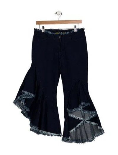 Pre-owned Marques' Almeida High-rise Flared Jeans W/ Tags In Blue