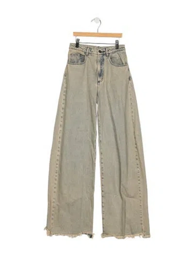 Pre-owned Marques' Almeida High-rise Wide Leg Jeans