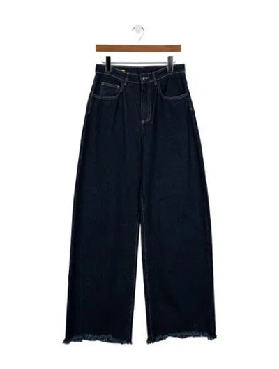 Pre-owned Marques' Almeida High-rise Wide Leg Jeans W/ Tags In Blue