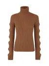 Jw Anderson Cut Out Sleeve Turtleneck Jumper