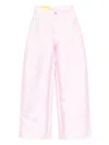 Marques' Almeida Logo-patch Trousers In Pink