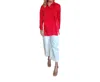 Marques' Almeida Longsleeve Wrap Shirt In Red In Red