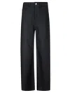 MARQUES' ALMEIDA MARQUES'ALMEIDA LOGO PATCH BOYFRIEND TROUSERS