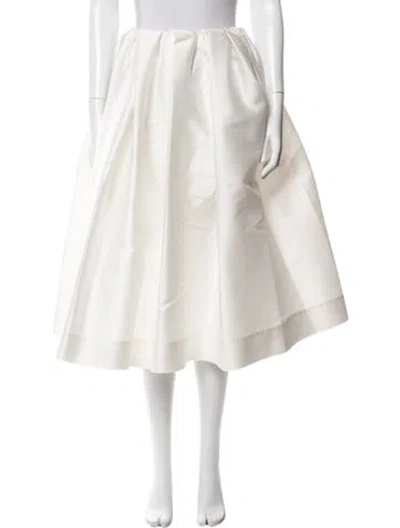 Pre-owned Marques' Almeida Midi Length Skirt In Neutral