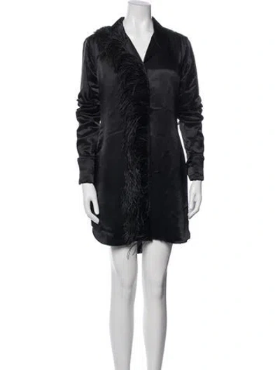 Pre-owned Marques' Almeida Mini Dress In Black