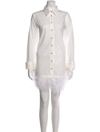 Pre-owned Marques' Almeida Mini Dress In White