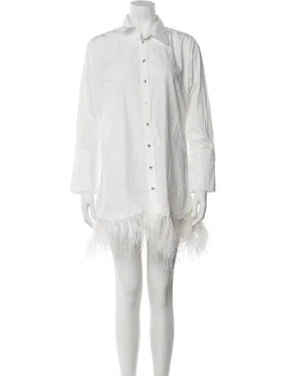 Pre-owned Marques' Almeida Mini Dress In White
